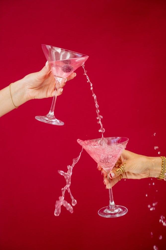Cocktail splash product shot