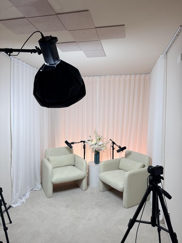 Pod Two with lighting and camera